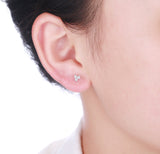 White Gold Diamond Fashion Earrings - S2012130