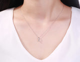White Gold Diamond Solitaire Pendant - S2012177