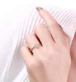 White Gold Diamond Cluster Halo Ring - S2012155
