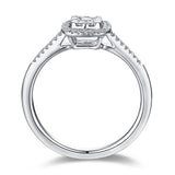 White Gold Diamond Cluster Ring - S2012164