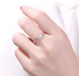 White Gold Diamond Solitaire Plus Promise Ring - S2012168