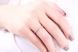 White Gold Diamond Solitaire Plus Promise Ring - S2012170