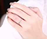 White Gold Diamond Solitaire Promise Ring - S2012176