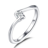 White Gold Diamond Promise Ring - S2012140