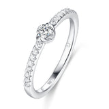 White Gold Diamond Promise Ring - S2012142