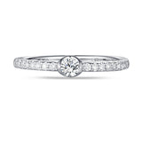 White Gold Diamond Promise Ring - S2012142