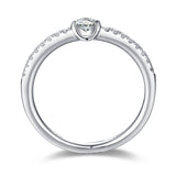White Gold Diamond Promise Ring - S2012142