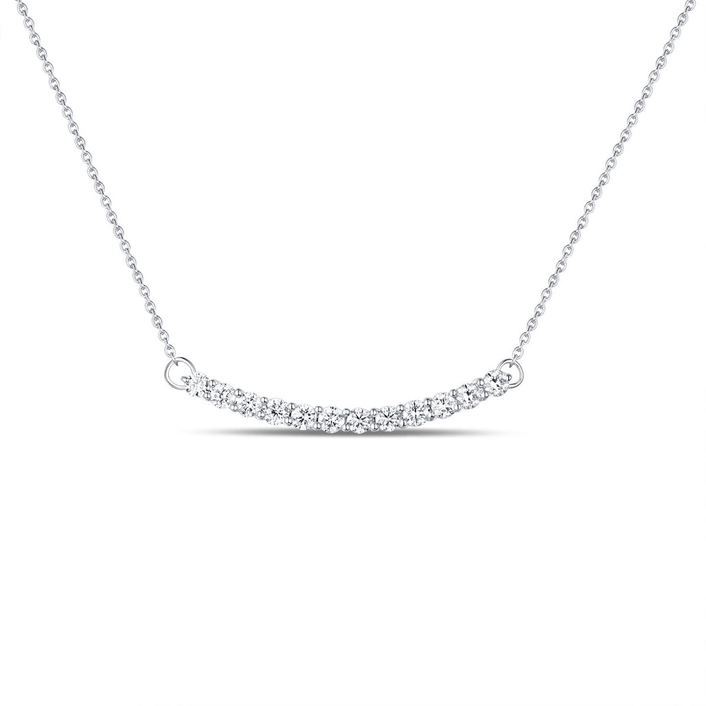 White Gold Fashion Diamond Necklace - S2012127