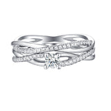 Beau Diamond Engagement Ring S201860A and Band Set S201860B