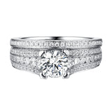 Classics Diamond Engagement Ring S201819A and Band Set S201819B