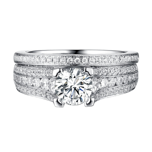 Classics Diamond Engagement Ring S201819A and Band Set S201819B