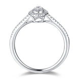 White Gold Diamond Cluster Ring - S2012162