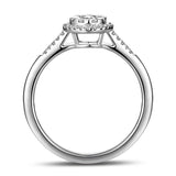 White Gold Diamond Cluster Ring - S2012163