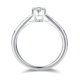 White Gold Diamond Cluster Ring - S2012149