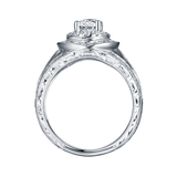 Renaissance Engagement Ring SV0229A and Band SV0229B Set