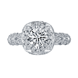 Taj Engagement Ring SV0225A and Wedding Ring SV0225B Set