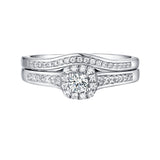 Beau Diamond Engagement Ring S201851A and Band Set S201851B