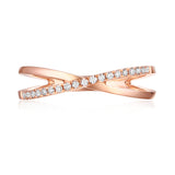 Rose Gold Diamond Fashion Ring - S2012195
