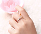 Rose Gold Diamond Fashion Ring - S2012271