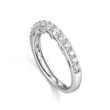 Round Diamond Halo Engagement Ring S201533A and Band Set S201534B