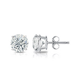 White Gold Solitaire Earring 14 KT in 0.50 Ct Tw | S201972